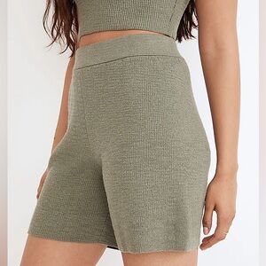 Madewell Halstead Knit Sweater Shorts